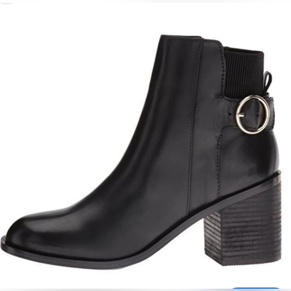 ALDO - women’s Rosaldee ankle bootie black genuine leather heeled boots size 8 - Picture 2 of 11